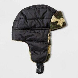 Boys Hat - Cat & Jack™ Black One Size Fits Most